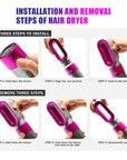 Hair Dryer 5 in 1 Hot Comb Multi Hair Styler