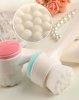 Silica Gel Facial Brush Double Sided Facial Cleanser