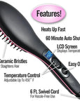 Electric Heating Comb Professional Hair Straightening