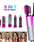 Hair Dryer 5 in 1 Hot Comb Multi Hair Styler